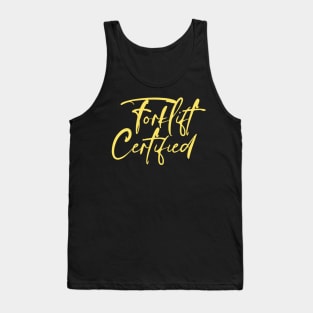 Forklift Certified Meme Tank Top